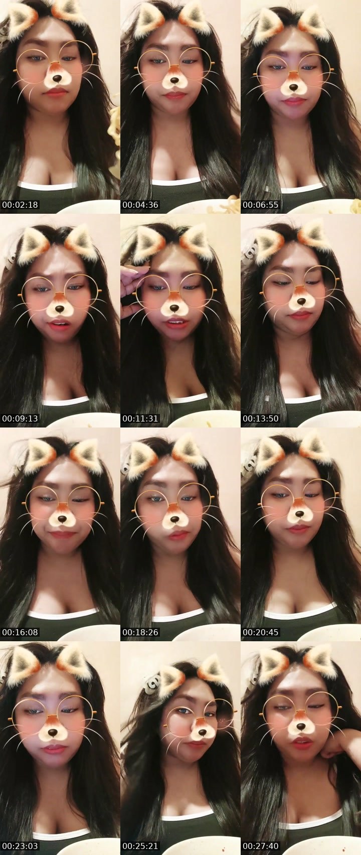Contact-sheet preview of 🍑Obryee's Liveme recording