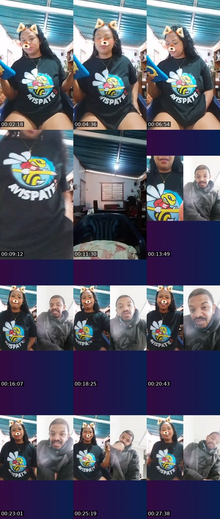 Contact-sheet preview of 👑⃤Eliannys🧿's Liveme recording
