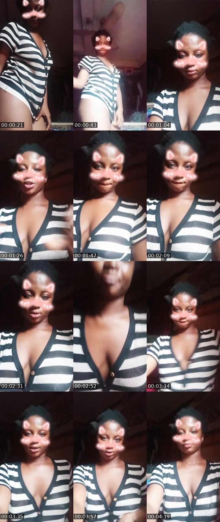 Contact-sheet preview of sexyjae's Liveme recording
