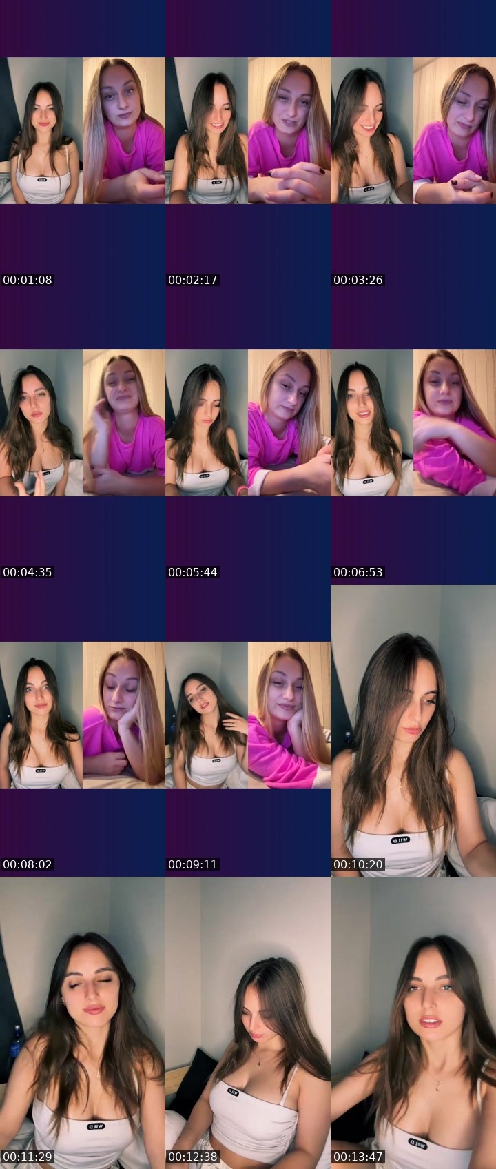 Contact-sheet preview of 💯𝒞𝓊𝓉ℯ℄𝒜𝓁ℯ𝓍🦋's Liveme recording