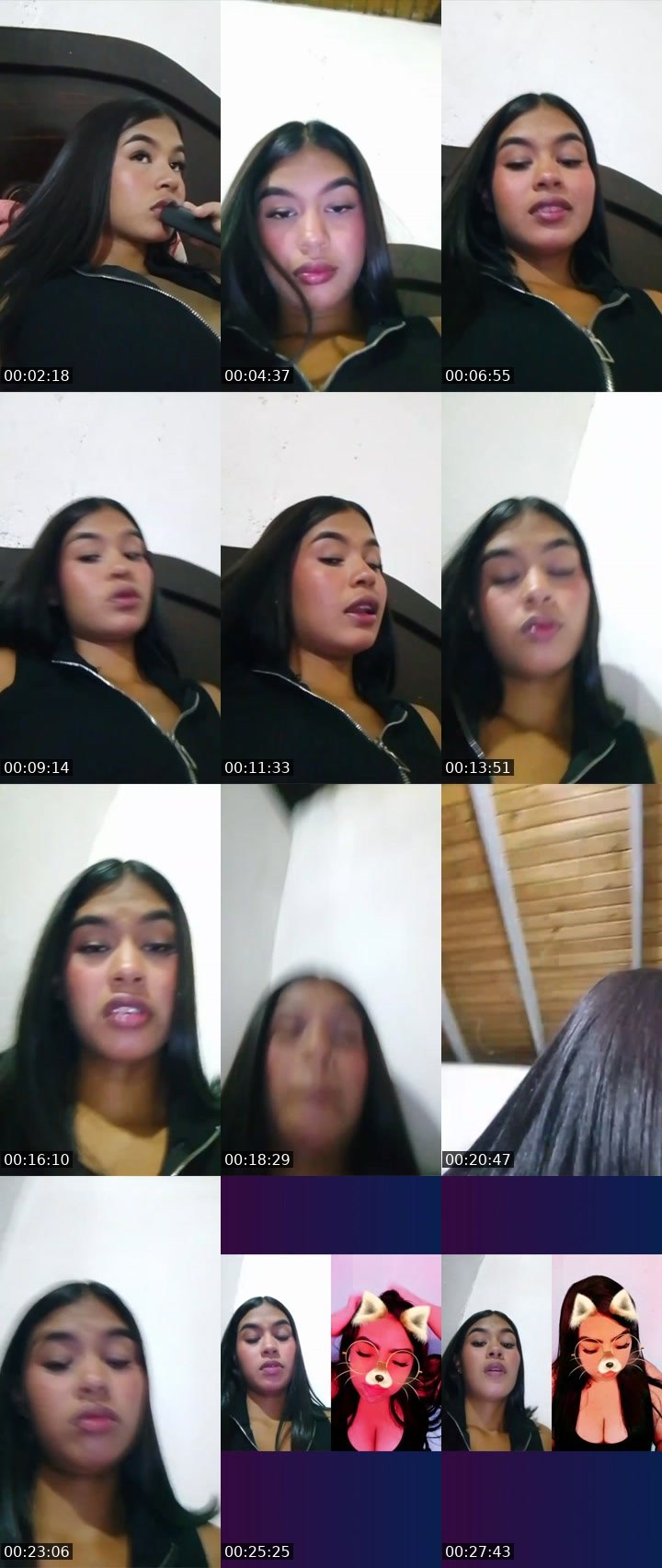 Contact-sheet preview of ☁️🔥Yoha🦉🥑's Liveme recording