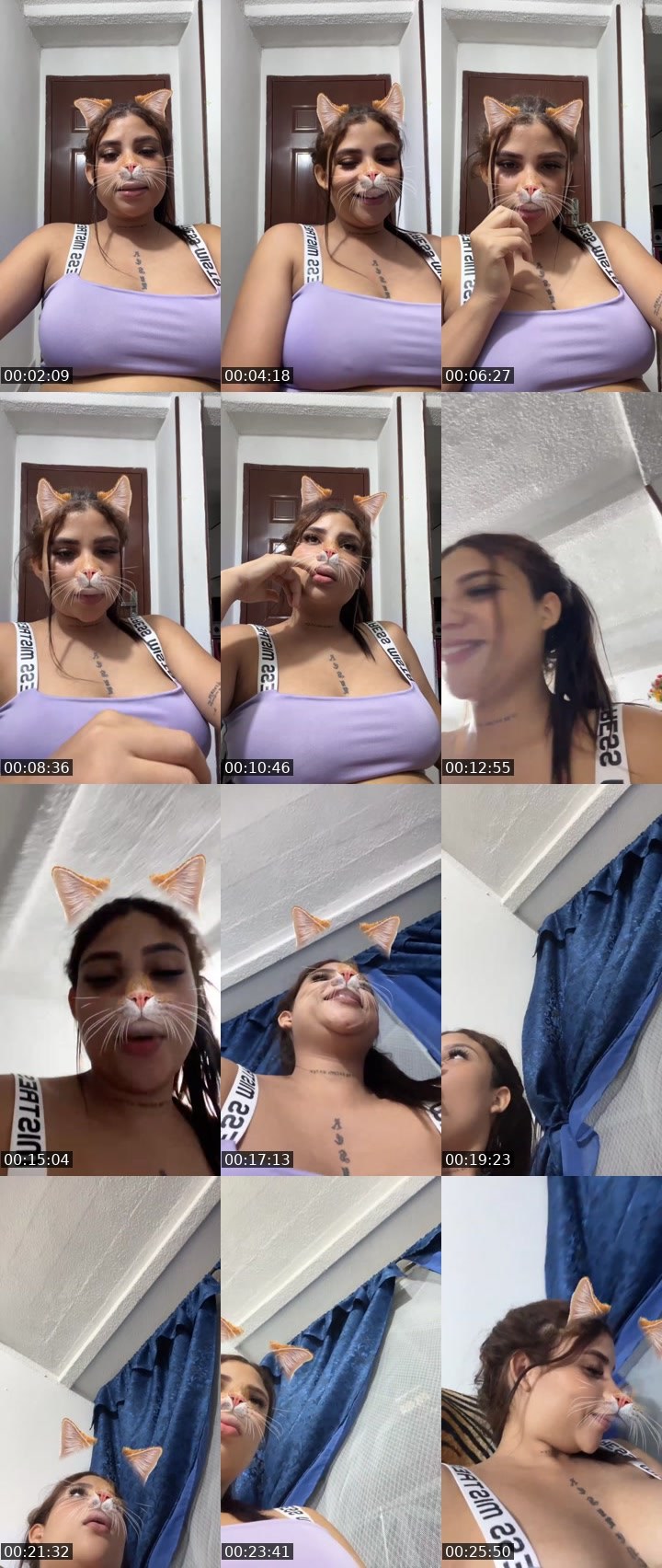 Contact-sheet preview of 🌐lizeth🎀 🌐's Liveme recording