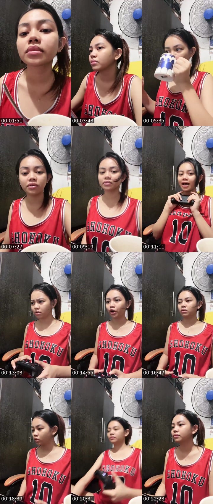 Contact-sheet preview of ♛𝕄𝕖𝕘 𝄞's Liveme recording