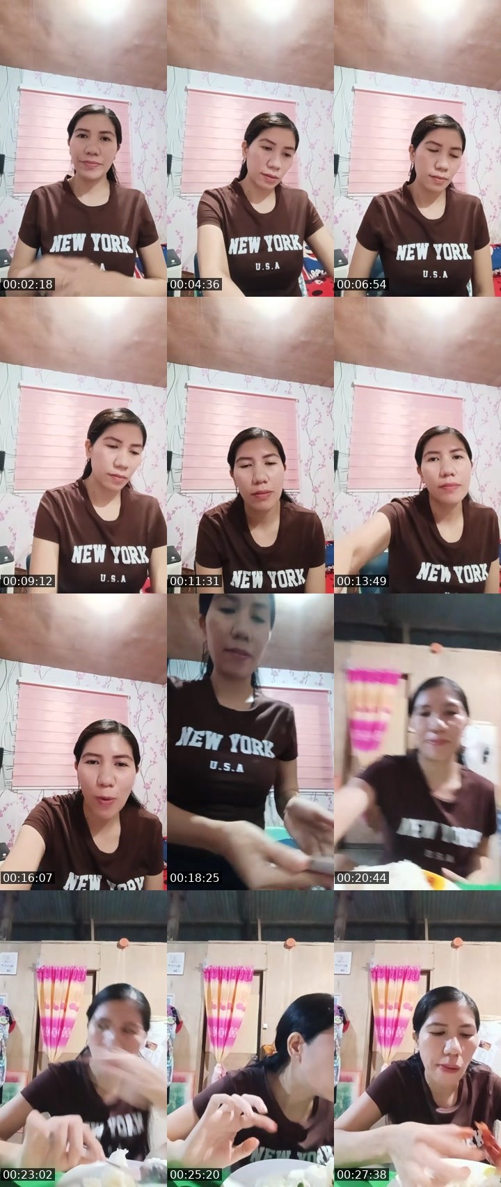 Contact-sheet preview of 👼🏻ᴬᴬLyn (NP)'s Liveme recording
