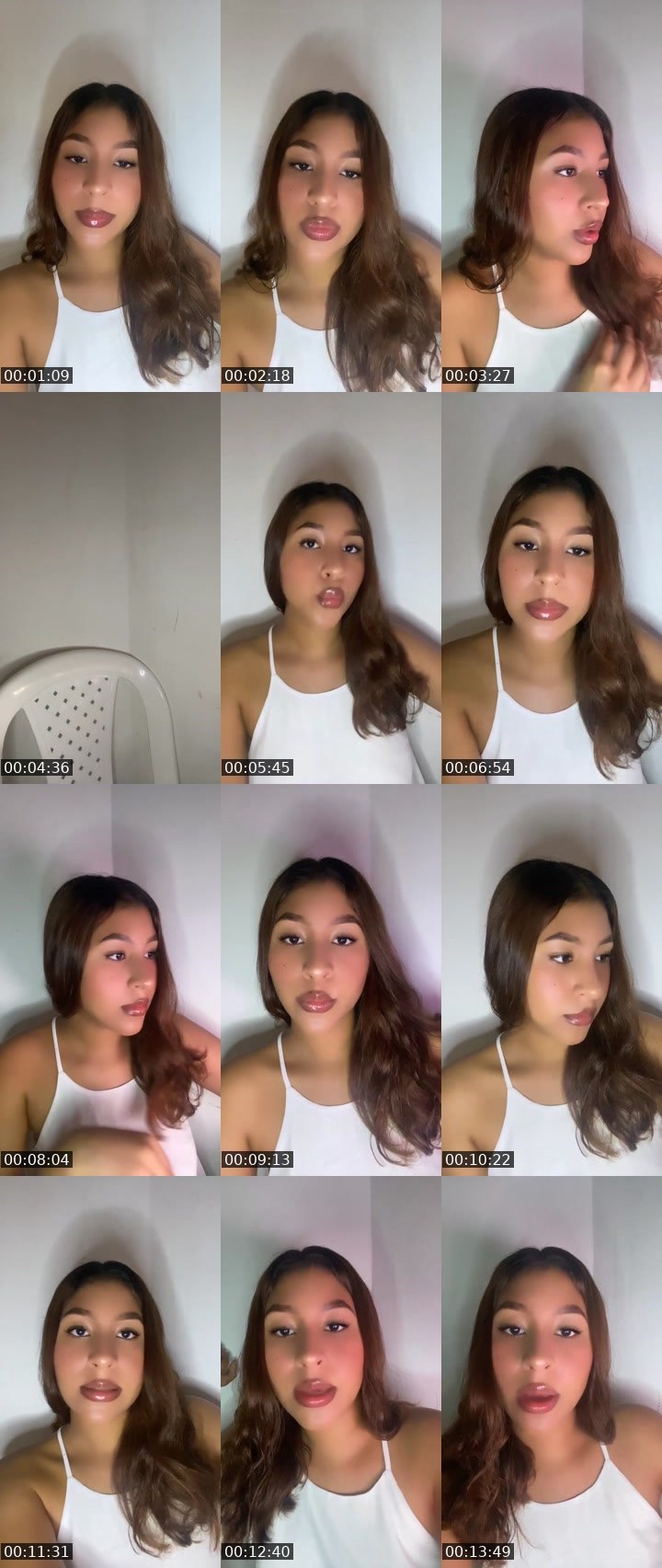 Contact-sheet preview of Caroline 🔱's Liveme recording