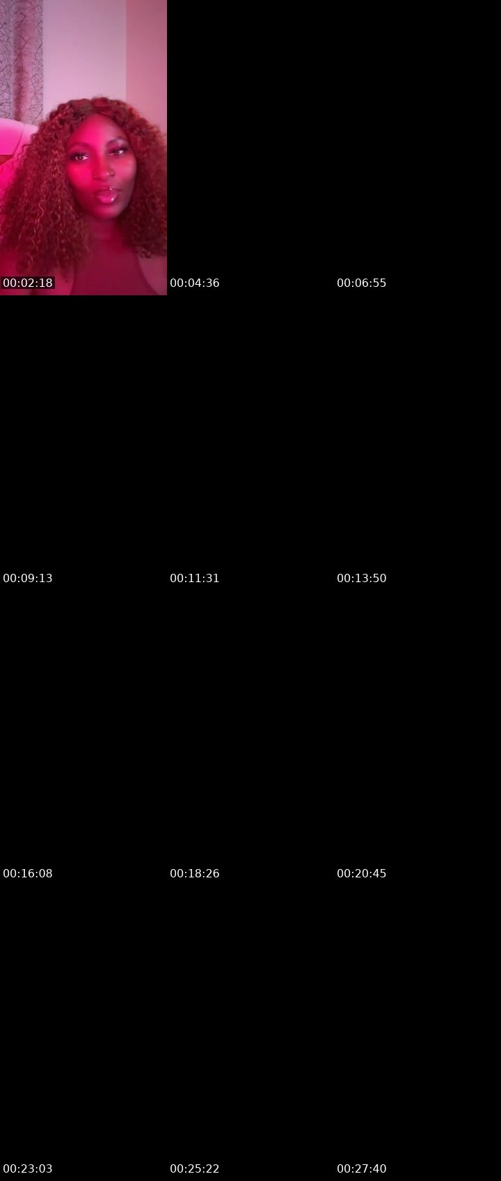 Contact-sheet preview of 🦁🅱️ⱤØ₩₦łɆ🤎's Liveme recording