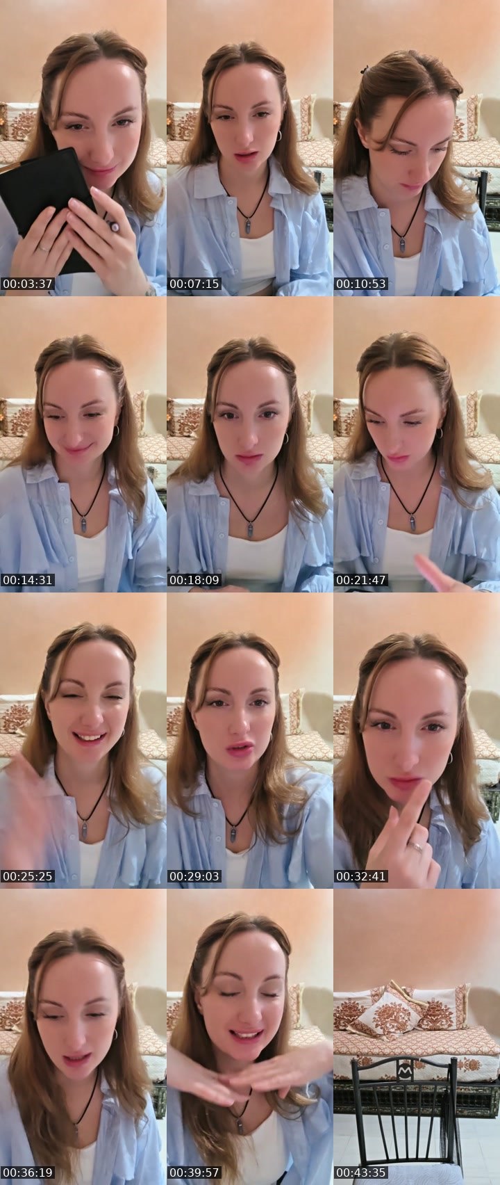 Contact-sheet preview of Elli TiTa's Liveme recording