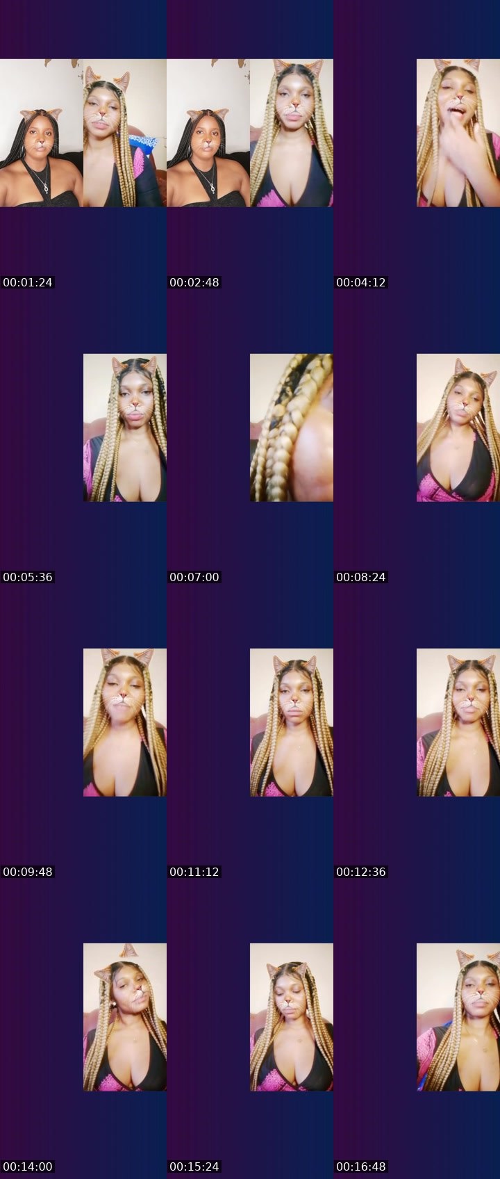 Contact-sheet preview of 22k🕷️NxtPromzy?'s Liveme recording