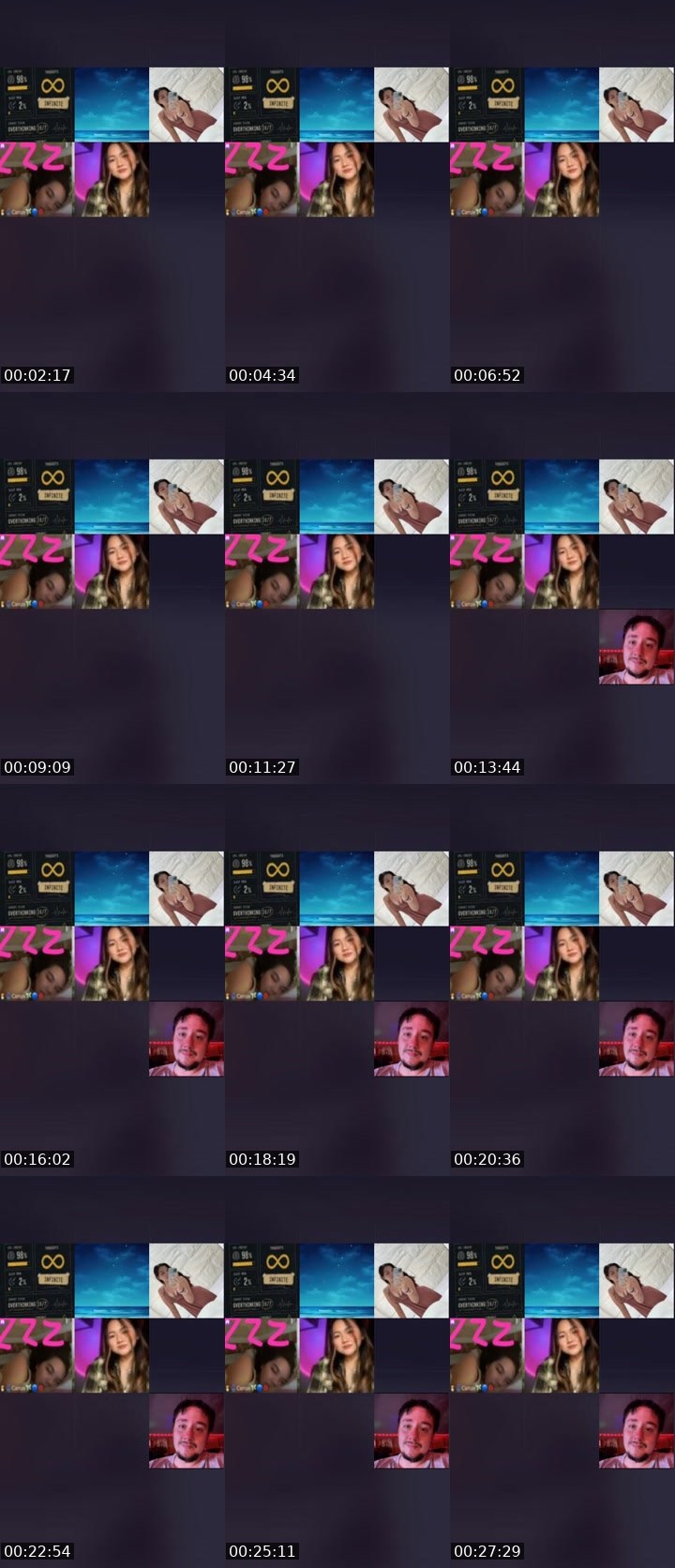 Contact-sheet preview of ☝️💙𝓖𝓵𝔂's Liveme recording