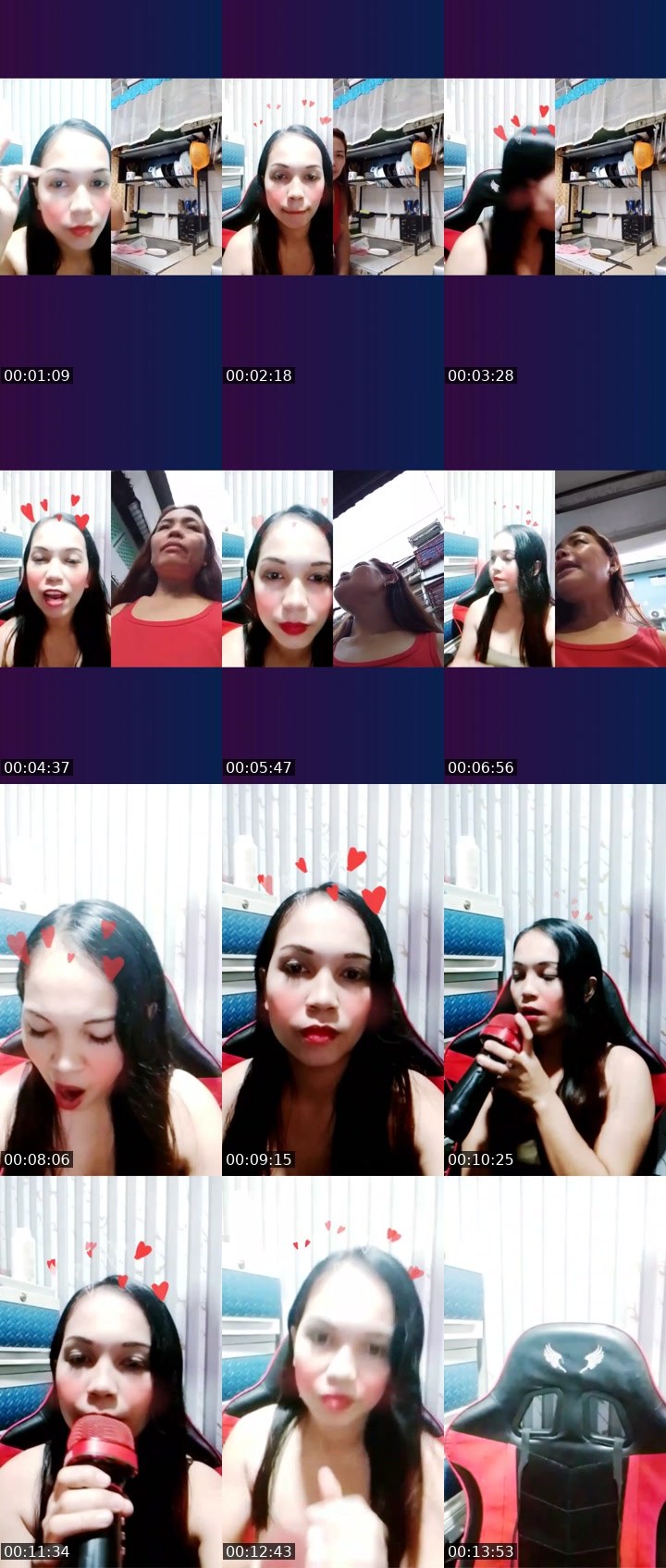 Contact-sheet preview of JulieThaGreat👿's Liveme recording