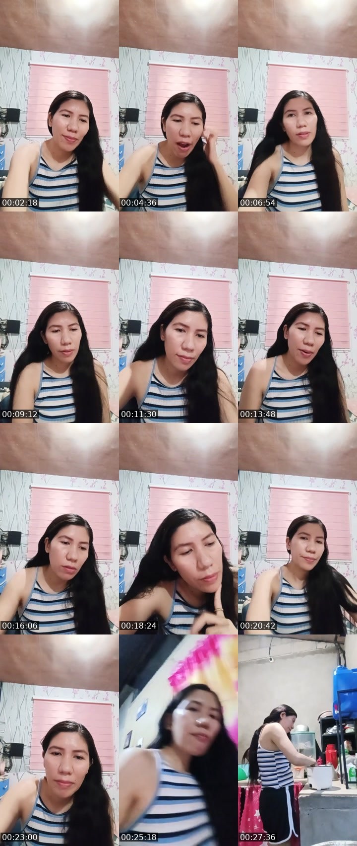 Contact-sheet preview of 👼🏻ᴬᴬLyn (NP)'s Liveme recording