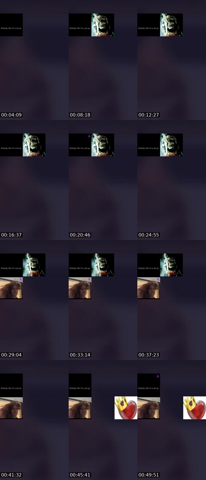 Contact-sheet preview of spicy🥵's Liveme recording