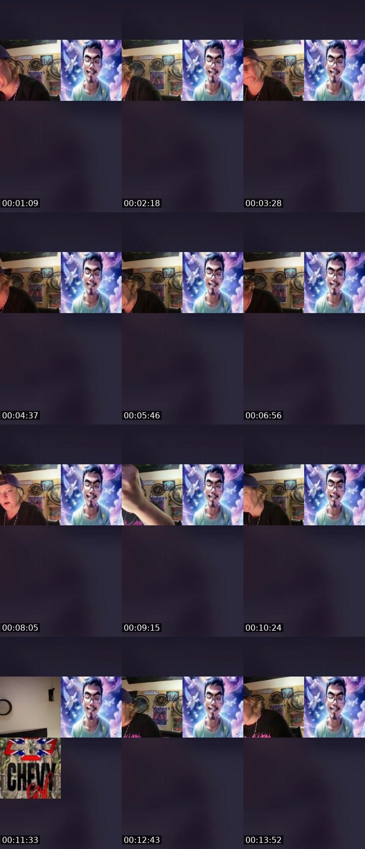 Contact-sheet preview of 🧩⃤ɱ ʝ❌⭕️b̶un̶n̶y̶🐇's Liveme recording