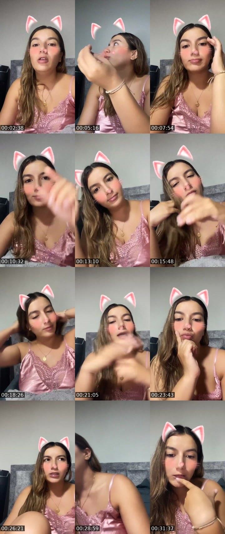 Contact-sheet preview of Val 👑's Liveme recording