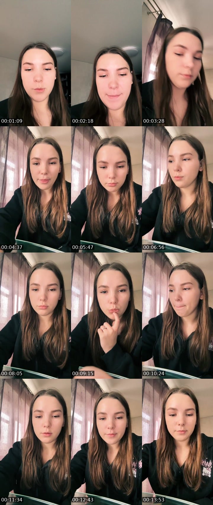 Contact-sheet preview of Meddi19's Liveme recording
