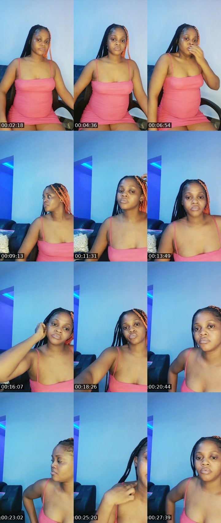 Contact-sheet preview of dreamyfawn👄's Liveme recording