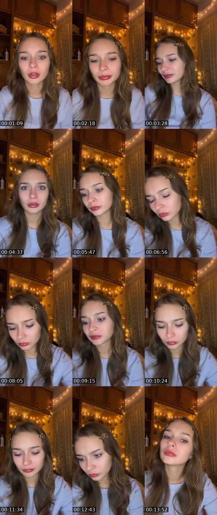 Contact-sheet preview of karo🥰's Liveme recording