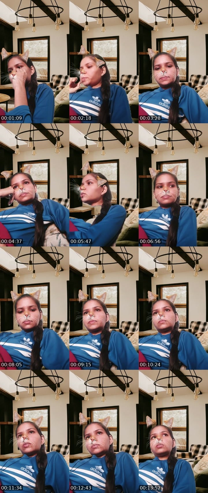 Contact-sheet preview of ⚜️Moon🌙🩵💯's Liveme recording