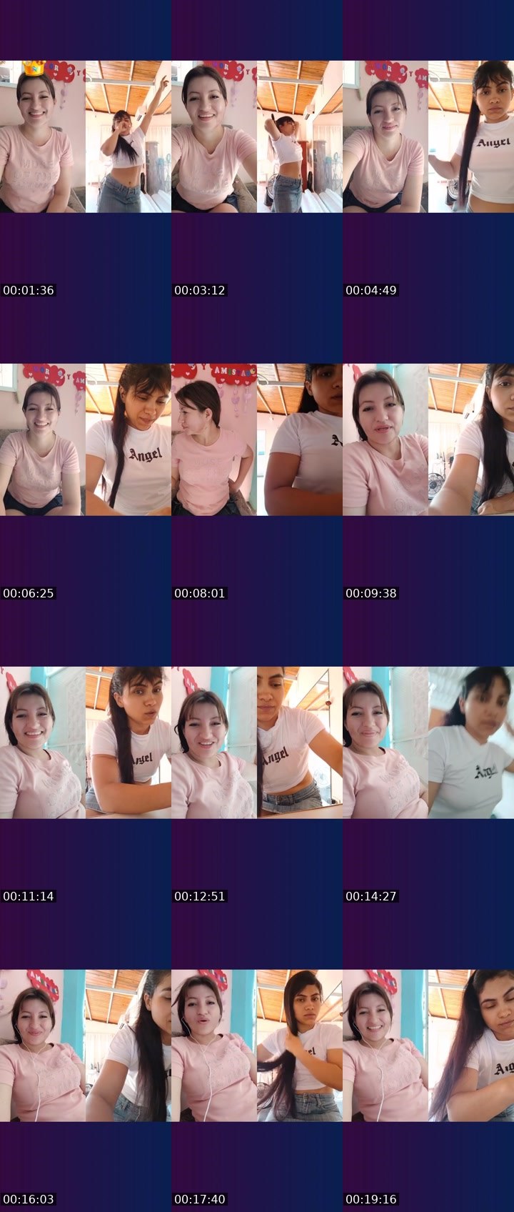 Contact-sheet preview of 🌈♦️veneno🛡's Liveme recording