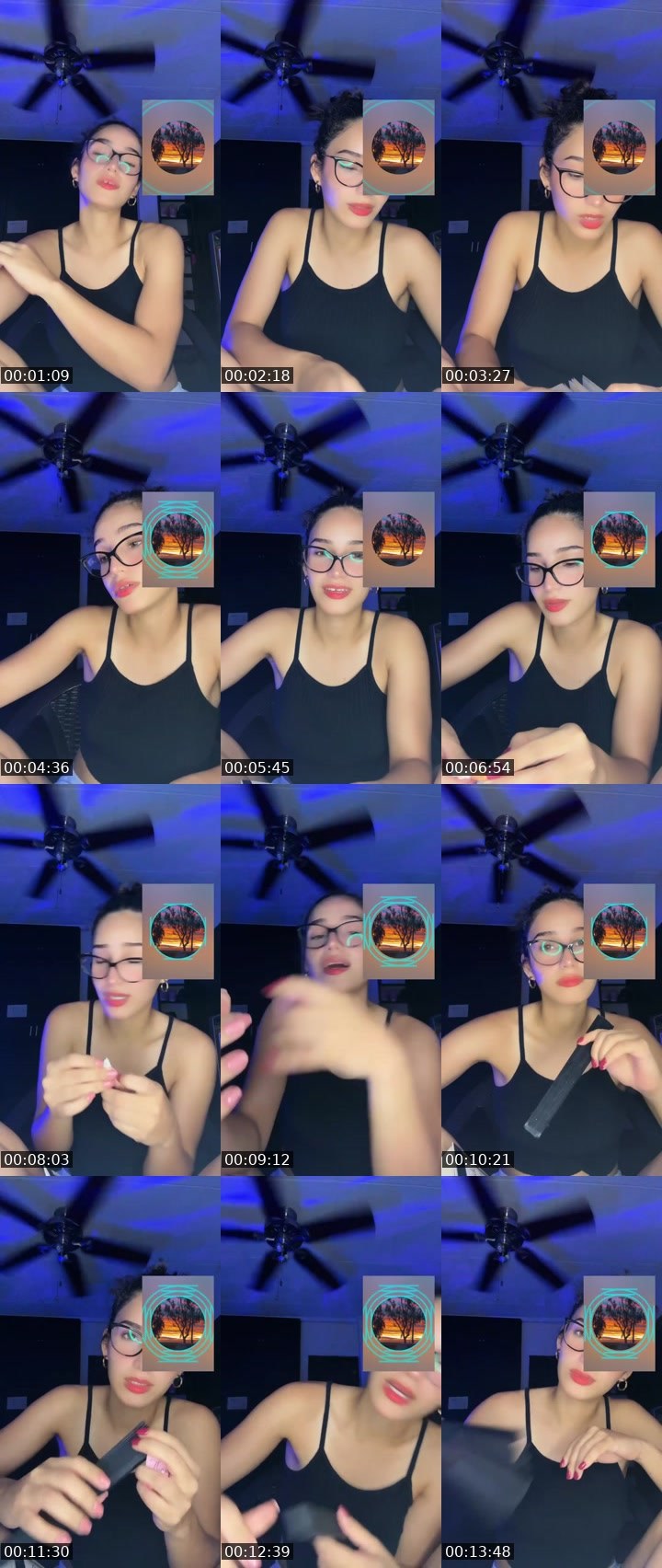 Contact-sheet preview of Haydy💠's Liveme recording