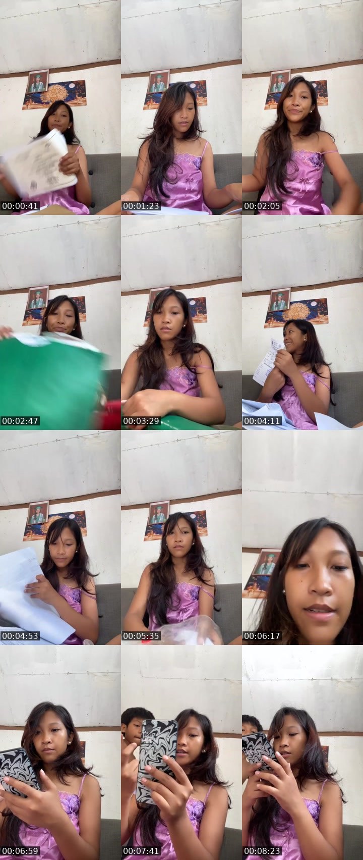 Contact-sheet preview of 👸 ckei🍂💯 ⊹ ࣪ ˖'s Liveme recording