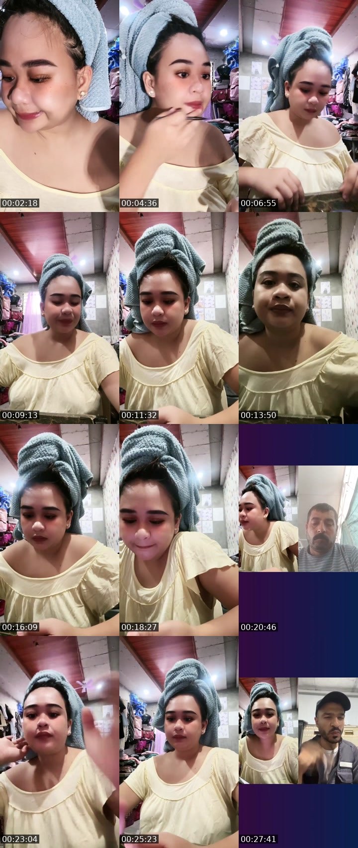 Contact-sheet preview of Pretty Frea🏆's Liveme recording