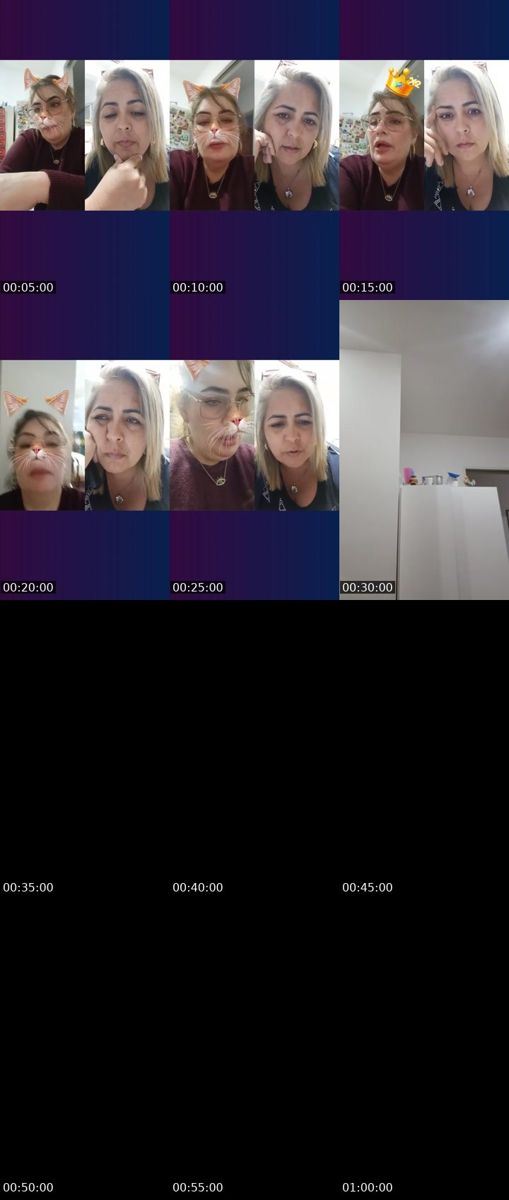 Contact-sheet preview of ➤Lihadima🌈🦁's Liveme recording