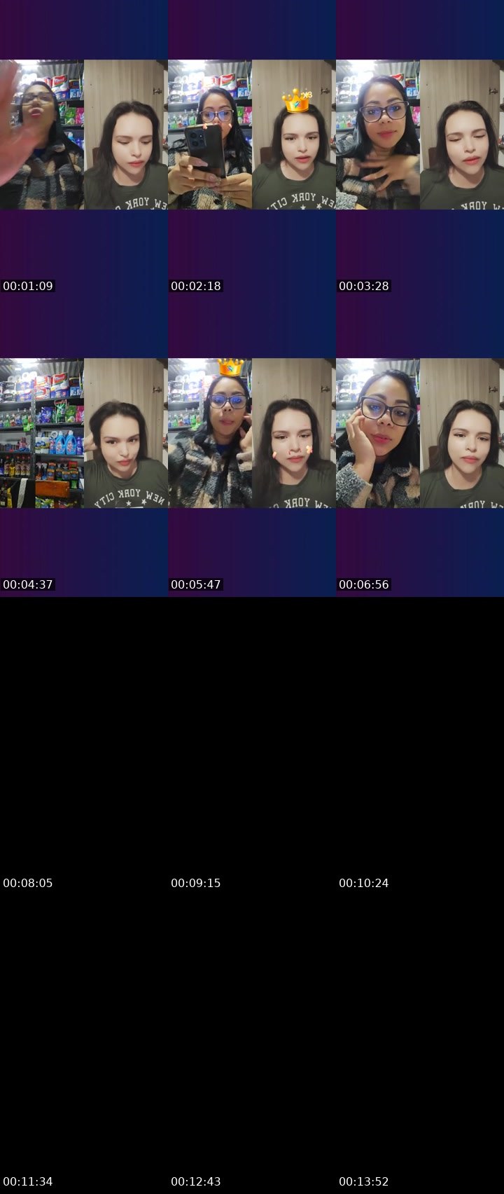 Contact-sheet preview of 🌈⃟🔆 GABY’AGENCY🛡️'s Liveme recording