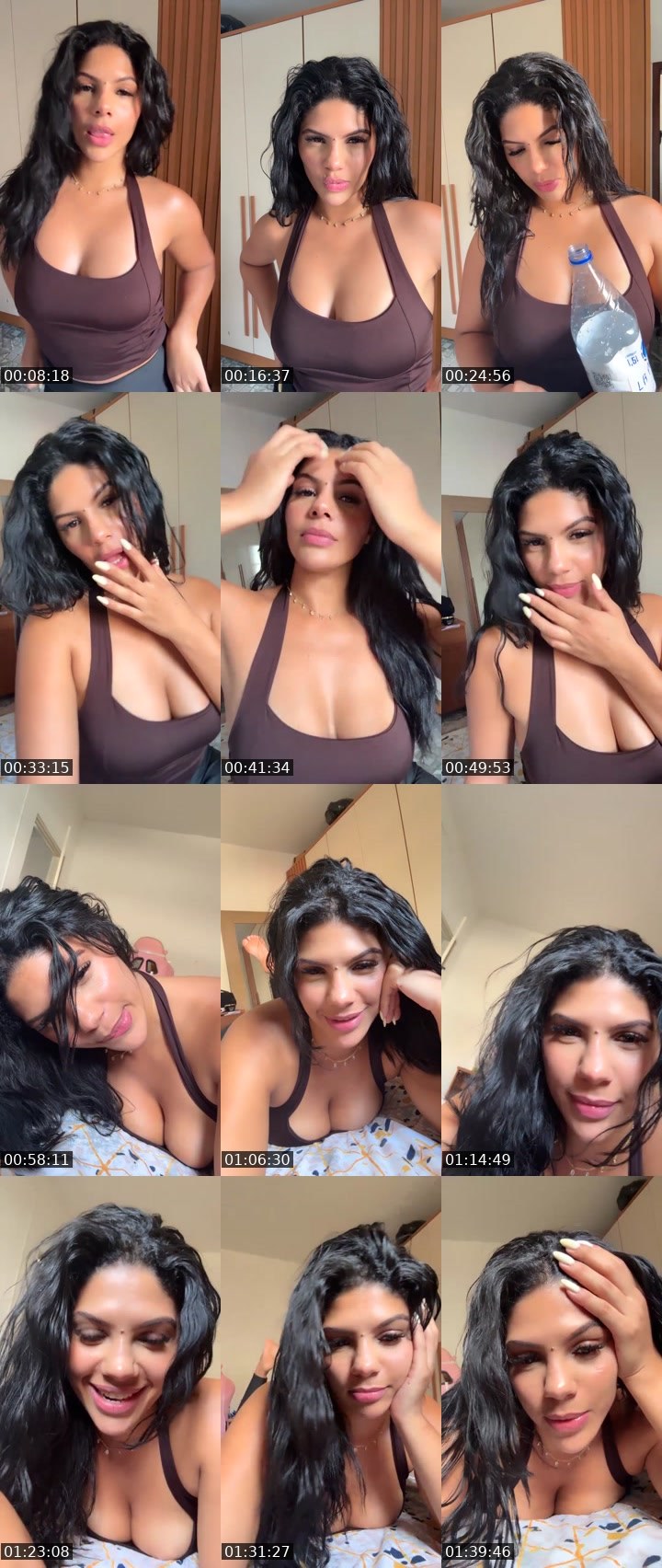 Contact-sheet preview of Bella🌊👄's Liveme recording
