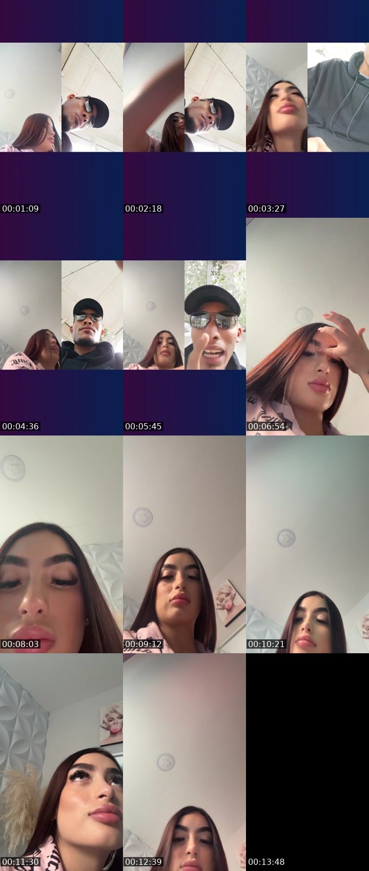 Contact-sheet preview of 🌸Mari16's Liveme recording